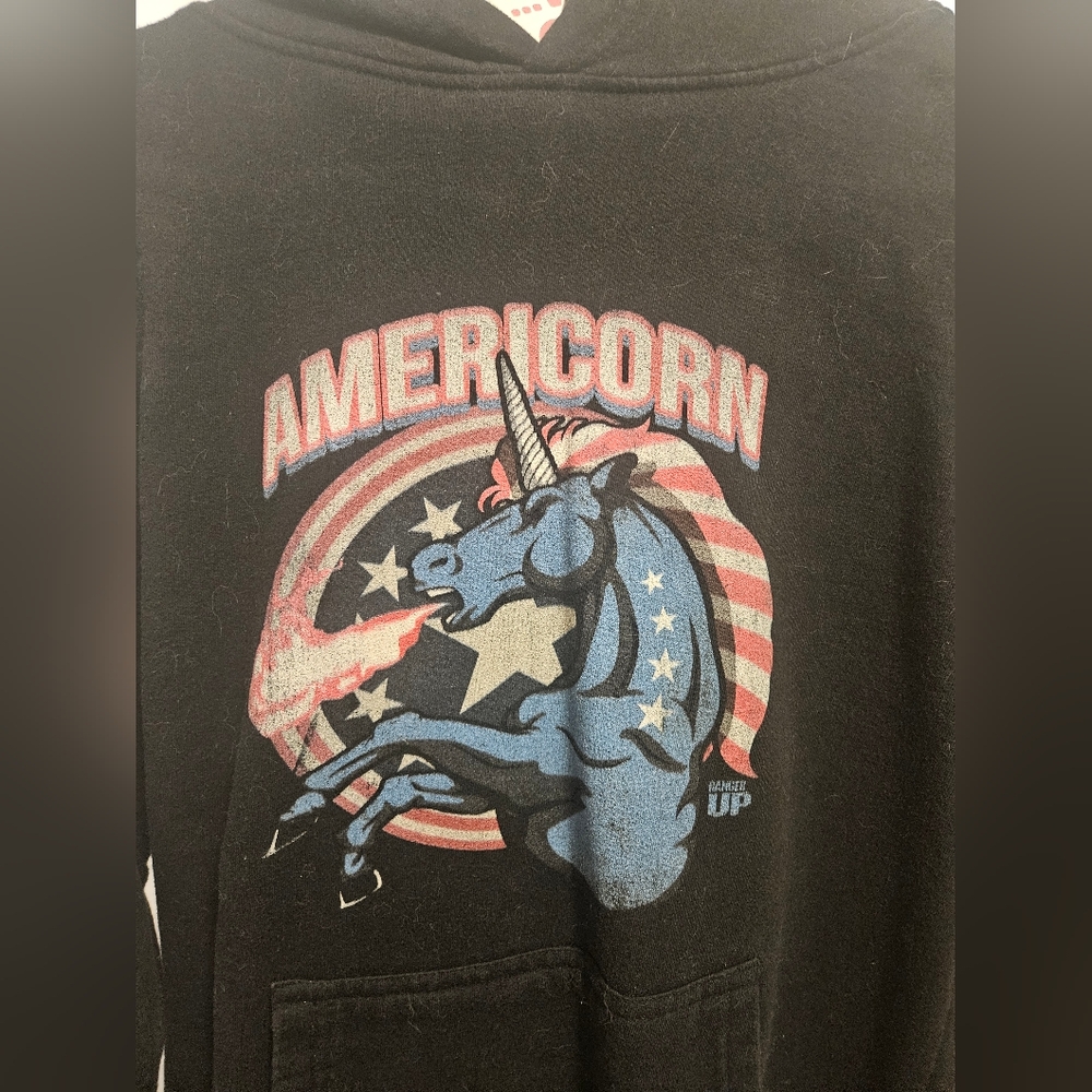Ranger Up Americorn Unicorn Hoodie Patriot Tactical 2A